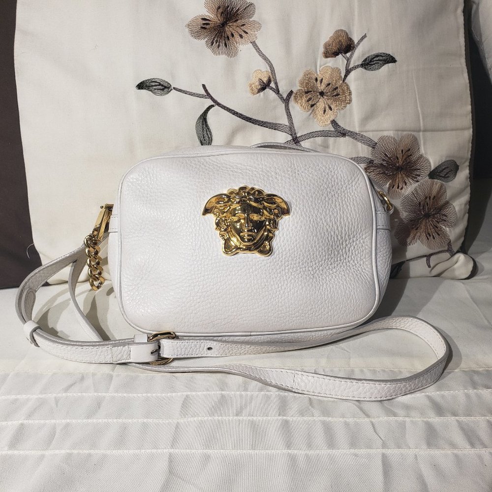 Versace Palazzo Medusa Leather Camera Bag